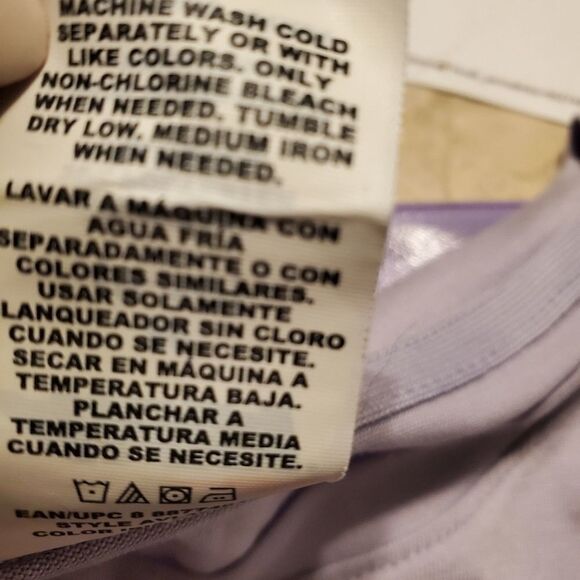 Totally Pink Lilac rouched jersey sz med - Picture 6 of 6